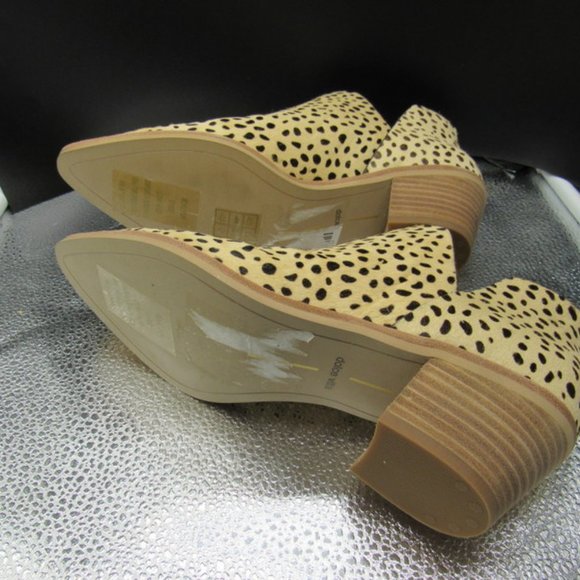 DOLCE VITA LEOPARD PRINT BOOTS.   DYED COW HAIR.  SIZE 7.  NIB - Picture 7 of 10